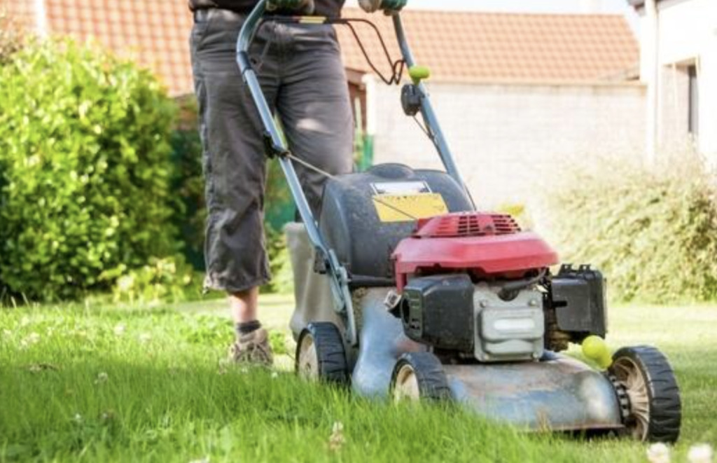 Lawn mowing and garden care works